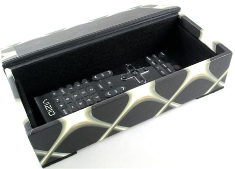 metal remote control box|decorative box for remotes.